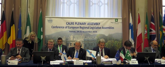 Santalices participa na reunión anual de parlamentos rexionais europeos que se celebra en Varese (Italia)